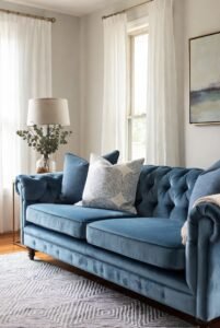Modern Velvet Living Room Ideas