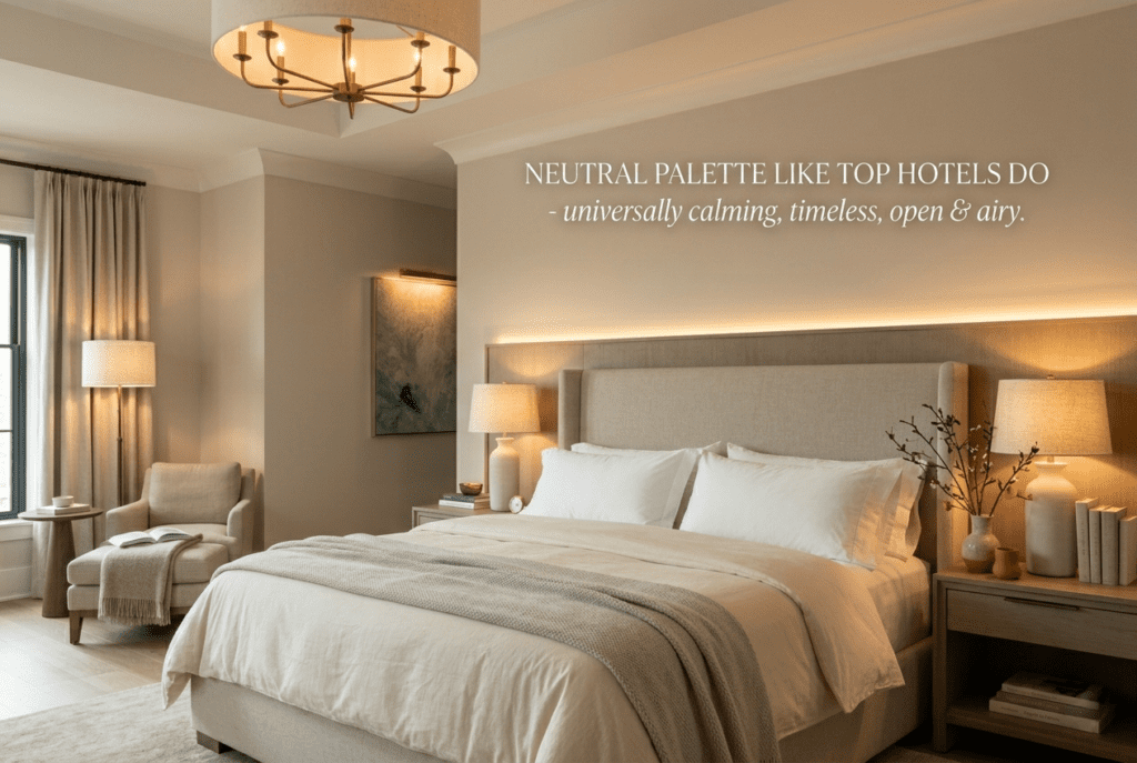 Add Matching Bedside Lamps for Symmetry and Luxury